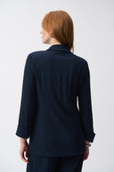 Joseph Ribkoff Seersucker Straight Blazer Style 251082