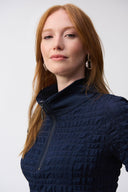 Joseph Ribkoff Bubble Jacquard A-Line Dress Style 251084