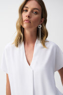Joseph Ribkoff Textured Straight Top Style 251087