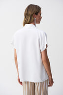 Joseph Ribkoff Textured Straight Top Style 251087