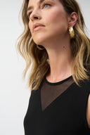 Joseph Ribkoff Sleeveless Top with Mesh Style 251091