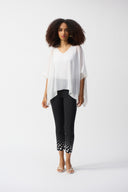 Joseph Ribkoff Chiffon Poncho Top Style 251095