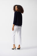 Joseph Ribkoff Loop Detail Fitted Top Style 251133
