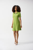 Joseph Ribkoff Zipped Collar Trapeze Dress Style 251145