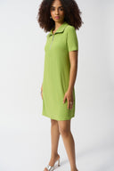 Joseph Ribkoff Zipped Collar Trapeze Dress Style 251145