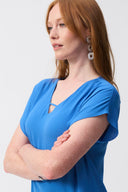 Joseph Ribkoff Asymmetrical Layered Top Style 251151