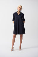 Joseph Ribkoff Stretch Poplin Trapeze Dress Style 251153