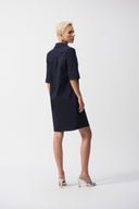 Joseph Ribkoff Stretch Poplin Trapeze Dress Style 251153