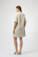Joseph Ribkoff Stretch Poplin Trapeze Dress Style 251153
