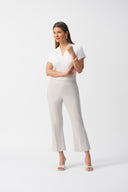 Joseph Ribkoff Geometric Jacquard Flared Pull-on Pants Style 251186
