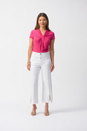 Joseph Ribkoff Draped Neckline Straight Top Style 251230