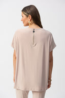Joseph Ribkoff Silky Knit and Mesh Boxy Tunic Style 251233