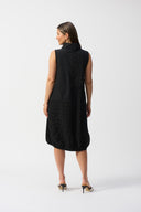 Joseph Ribkoff Bubble Jacquard Sleeveless Cocoon Dress Style 251244