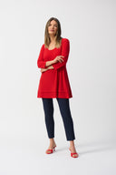 Joseph Ribkoff Textured Crop Pull-On Pants Style 251256