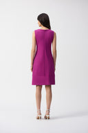 Joseph Ribkoff Purple Orchid Sleeveless Shift Dress Style 251268