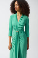 Joseph Ribkoff Draped Wrap Dress Style 251275