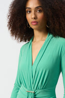 Joseph Ribkoff Draped Wrap Dress Style 251275