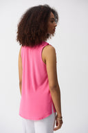 Joseph Ribkoff Sleeveless Tunic with Ruffles Style 251287