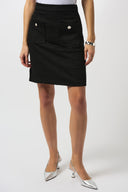 Joseph Ribkoff Bouclé A-Line Skirt Style 251291