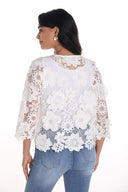 Frank Lyman Floral Lace Jacket Style 251523