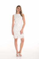 Frank Lyman Floral Knee-length Sleeveless Dress Style 251525