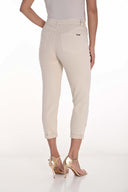Frank Lyman Slim Cropped Jeans With Embellishments Style 251527
