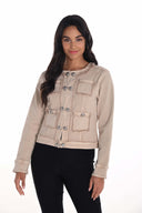 Frank Lyman Collared Denim Jacket Style 251534