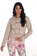 Frank Lyman Collared Denim Jacket Style 251534