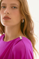 Joseph Ribkoff Cascade and Chiffon Sheath Dress Style 251720