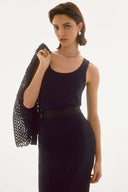Joseph Ribkoff Guipure And Silky Knit Two Piece Set Style 251738