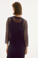 Joseph Ribkoff Guipure And Silky Knit Two Piece Set Style 251738