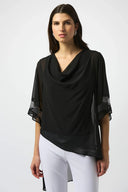 Joseph Ribkoff Asymmetrical Layered Top Style 251740