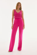 Joseph Ribkoff Satin Sleeveless Top with Rhinestone Trim Style 251741