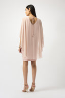 Joseph Ribkoff Chiffon and Silky Knit Layered Dress Style 251746