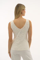Joseph Ribkoff Stretch Lace V-Neck Camisole Style 251760