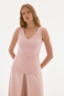 Joseph Ribkoff Stretch Lace V-Neck Camisole Style 251760