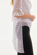 Joseph Ribkoff Signature Vanilla/Multi Layered Top Style 251774