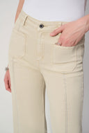 Joseph Ribkoff Culotte Jeans With Embellished Front Seam Style 251901