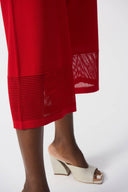 Joseph Ribkoff Culotte Pant with Pointelle Detail Style 251915