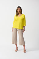 Joseph Ribkoff Jacquard Sweater Knit Pullover Style 251923