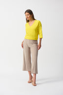 Joseph Ribkoff Jacquard Sweater Knit Pullover Style 251923