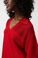 Joseph Ribkoff Sweater Knit Pullover With Pointelle Detail Style 251925