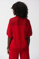 Joseph Ribkoff Sweater Knit Pullover With Pointelle Detail Style 251925