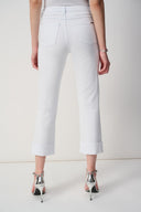 Joseph Ribkoff White Slim Fit Cropped Jeans Style 251960
