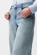 Joseph Ribkoff Classic Wide-Leg Stretch Jeans Style 251968