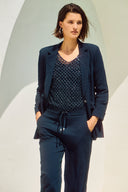 Joseph Ribkoff Seersucker Straight Blazer Style 251082