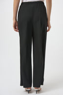 Joseph Ribkoff Wide-leg Pants With Asymmetrical Overlay Style 252004