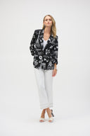 Joseph Ribkoff Conversational Print Straight Blazer Style 252042