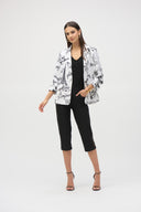 Joseph Ribkoff Conversational Print Straight Blazer Style 252042