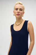 Joseph Ribkoff Wide Leg Sleeveless Jumpsuit Style 252056